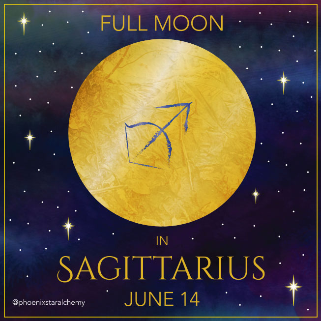 Happy Full Moon in Sagittarius!
