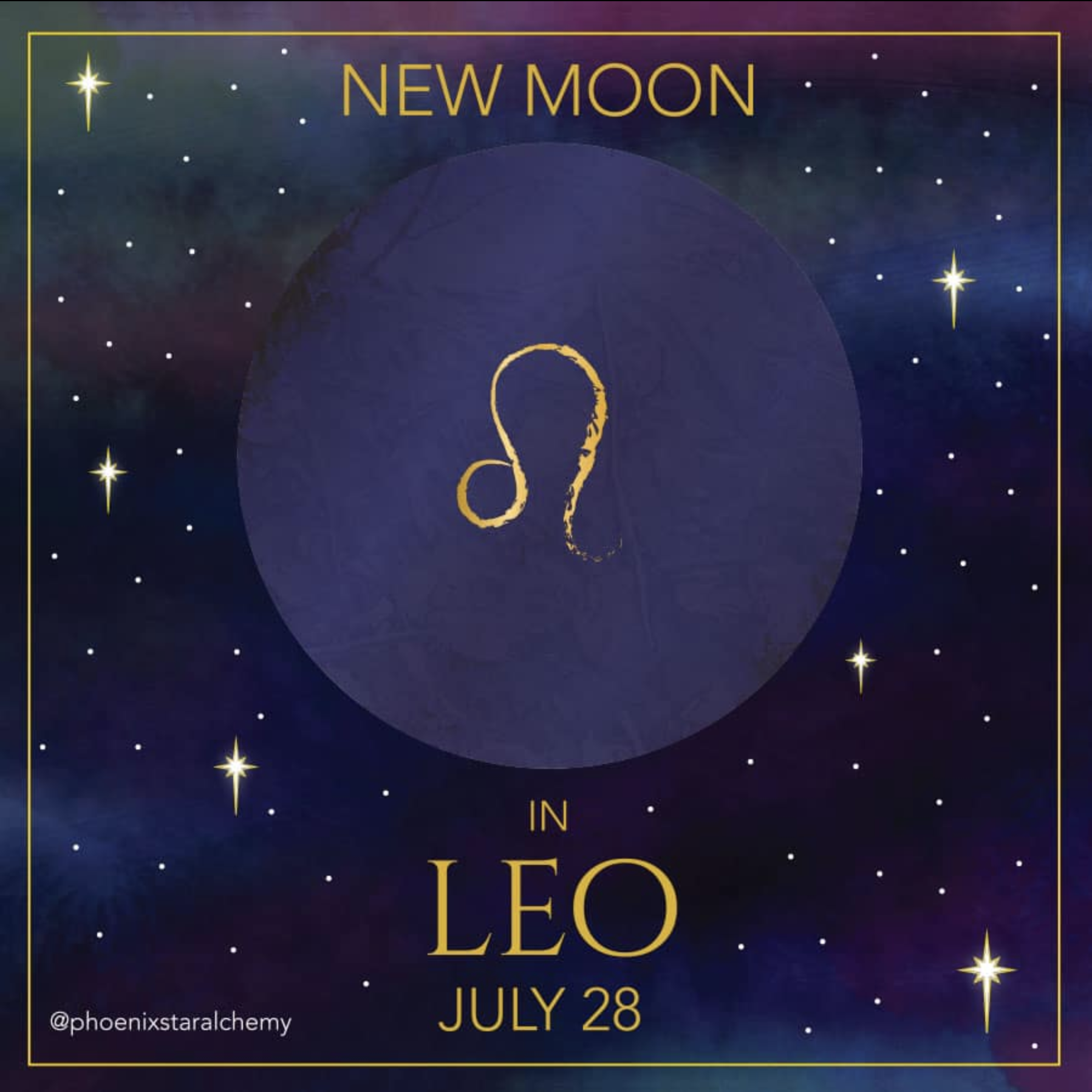 Happy New Moon in Leo – 2022!