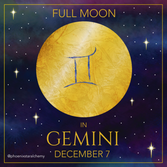 Gemini Full Moon 2022 Phoenix Star Alchemy