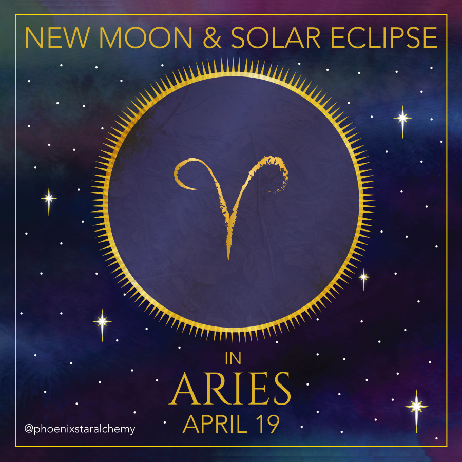 New Moon in Aries & Solar Eclipse