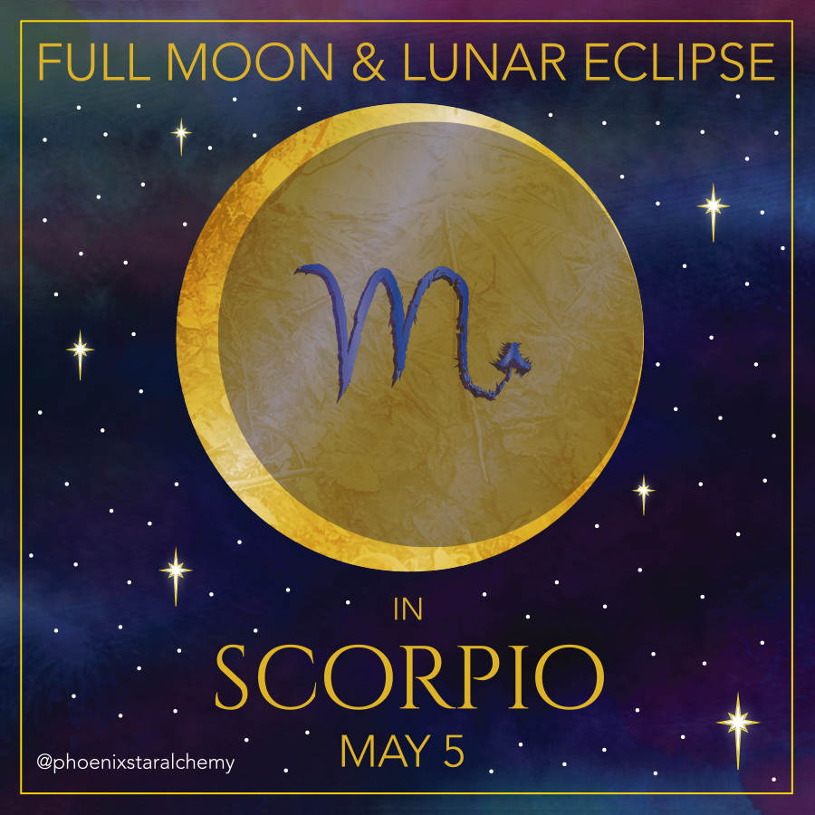 Full Moon in Scorpio & Lunar Eclipse 2023